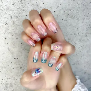 ロング カラー パーマ ヘアアレンジ メンズ キッズ ネイル マツエク・マツパ Salon Ｋのネイルデザイン