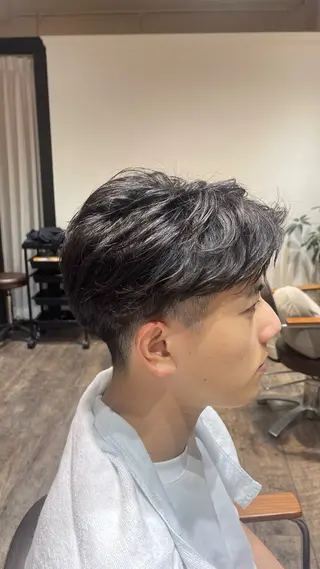 パーマ メンズ 大人男子の メンズパーマのヘアスタイル