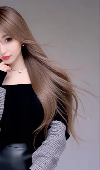 カラー うる艶×韓国hair 💠明日香💠のヘアスタイル