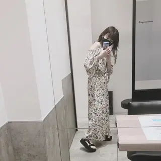 セミロング カラー パーマ ヘアアレンジ メンズ キッズ stylist 🌸 kana.のヘアスタイル