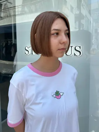 ショート HANAME 原宿美容室のヘアスタイル
