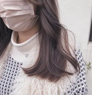 ミディアム カラー パーマ ヘアアレンジ 【ツヤ髪美容師】 ツダケイスケのヘアスタイル
