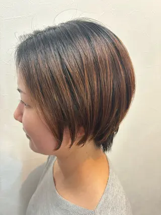 ショート 小顔似合わせカット ┊︎*AYANO*のヘアスタイル