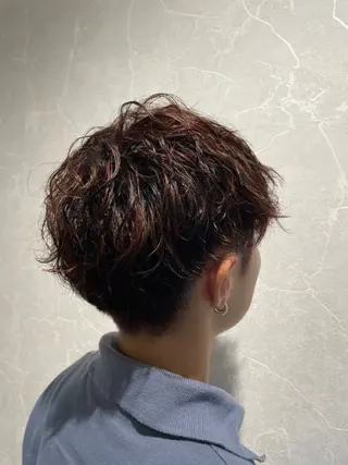 ショート パーマ 髪の家 tikiのヘアスタイル