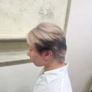 カラー 西村 遼馬のヘアスタイル