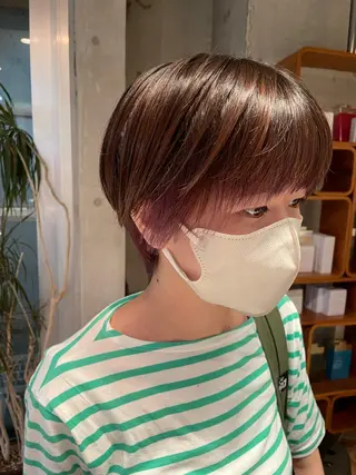 ショート カラー fifth おのでら ようのヘアスタイル