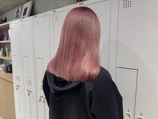 セミロング カラー ヘアアレンジ 💗💗韓国レイヤー yu-ki💗💗のヘアスタイル