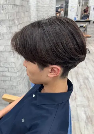メンズ ☁️かずき☁️青.紫 推し活カラー💫のヘアスタイル