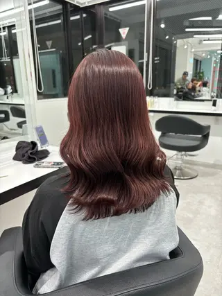 セミロング Wカラー/暖色/べ ージュりく©︎🐝のヘアスタイル