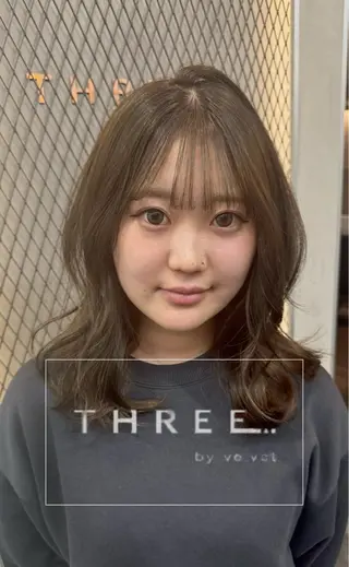 カラー イブ/ 髪質改善 カラー/縮毛矯正のヘアスタイル