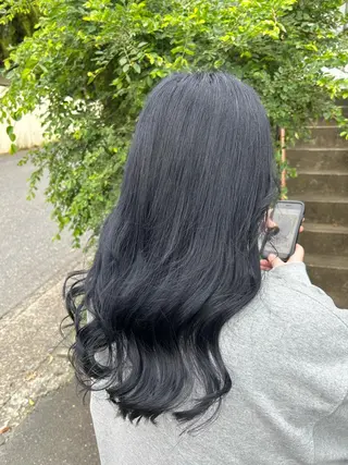 カラー ダブルスキルエクステ /羽エクステ白石宇由のヘアスタイル