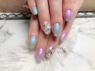 ネイル マジック ミラーのネイルデザイン