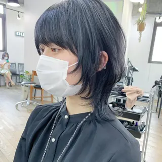ショート カラー ヘアアレンジ 北間 寛哉のヘアスタイル