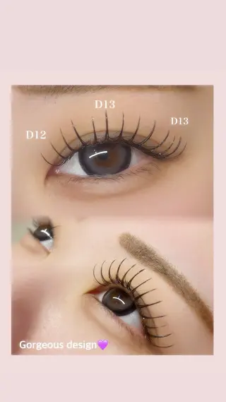 マツエク・マツパ le'a le'a_s.所属・le'a le'a yukinoのマツエク・マツパデザイン