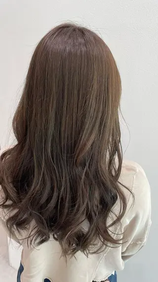 ロング カラー パーマモデル募集🌈 森脇帆南のヘアスタイル