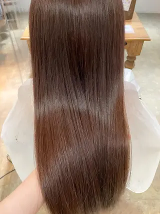 ロング FERIA梅田🖤 透明感カラー🎀のヘアスタイル