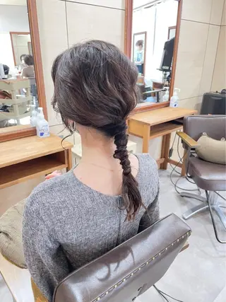 ロング カラー ヘアアレンジ mayu ○のヘアスタイル