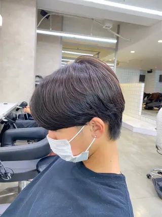ショート メンズ 💈フェザーパーマ 須賀俊介💈のヘアスタイル