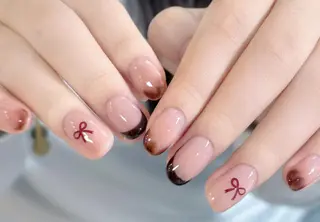 ネイル By moonネイル 🌷ワンホン/韓国風のネイルデザイン