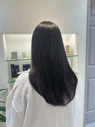 ロング Yamamoto 半個室美容室zinaのヘアスタイル