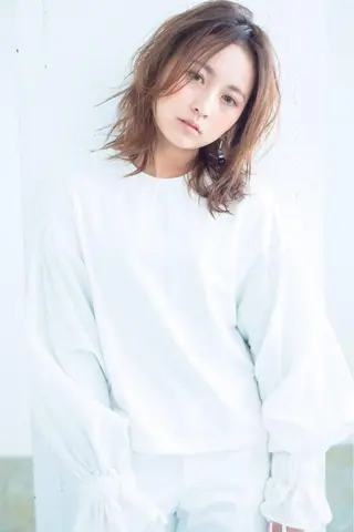 ミディアム 林 瑞起のヘアスタイル