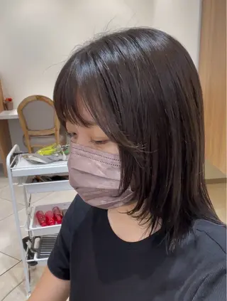 ミディアム 髪質改善ケア/透明感 カラー伊藤 千尋のヘアスタイル
