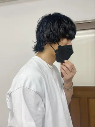 ショート パーマ メンズ son hair HIROEのヘアスタイル