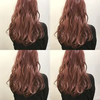 ロング カラー パーマ 代表🎀 ふわモテ愛 され髪🩷yumiのヘアスタイル
