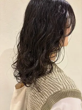 セミロング パーマ 渡邉 ひかるのヘアスタイル