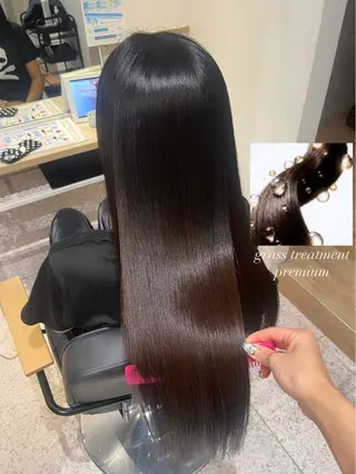 ロング 髪質改善&艶カラー/ ほんだあみ (♡)のヘアスタイル