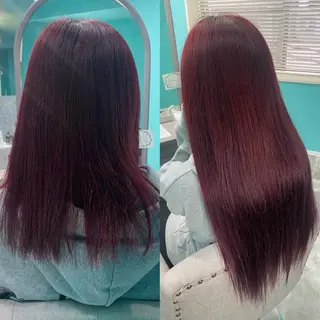 ロング 本間 めいみのヘアスタイル