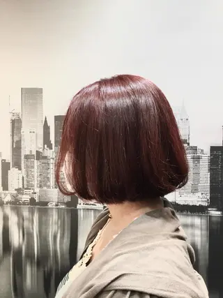ミディアム カラー Annon プライベートサロンのヘアスタイル