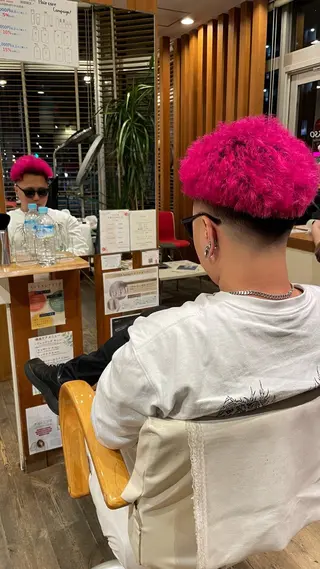 ショート メンズ 椿 大輔のヘアスタイル