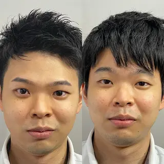 ショート メンズ アイブロウ メンズ眉毛ワックス 青山英憲のヘアスタイル