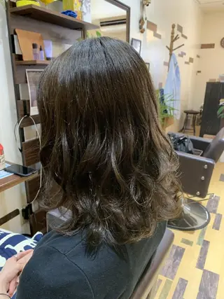ロング カラー サトウ シューイチのヘアスタイル
