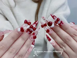 ネイル MoMoA Nail ネイル長さ出し専門店のネイルデザイン