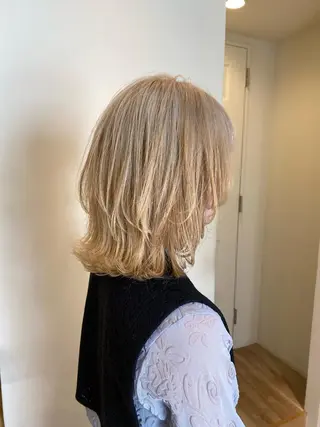 ミディアム solo店長 大橋康智のヘアスタイル