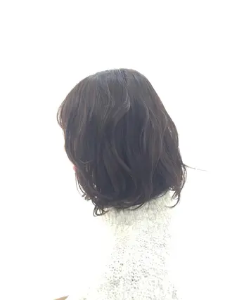 ミディアム カラー パーマスタジオ グレイス はやとのヘアスタイル