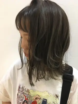 カラー 坂上 岳のヘアスタイル