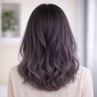 ミディアム 🖤韓国系🇰🇷カ ラーkokona🖤のヘアスタイル