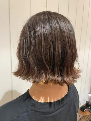 ミディアム ボブカット 佐々木 祐太のヘアスタイル