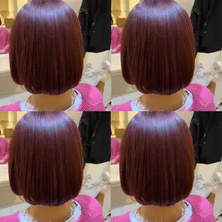 ショート カラー 金島 青のヘアスタイル