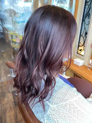 ロング カラー パーマ ヘアアレンジ メンズ キッズ ネイル マツエク・マツパ 🌈髪質改善・美髪矯 正・平野瀬乃🌈のヘアスタイル