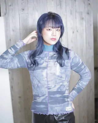 セミロング 石沢 知康のヘアスタイル