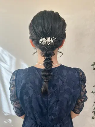 セミロング ヘアアレンジ マツエク/men's /カラー🎀ヒカルのマツエク・マツパデザイン