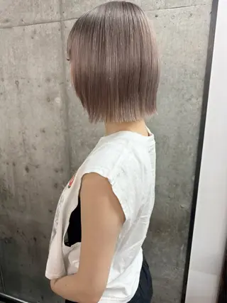 ショート 透明感カラー🌿ボブ ✨飛田　ケイのヘアスタイル