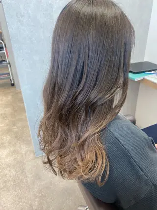 ロング カラー 🦖透明感カラー 🦖三橋広空のヘアスタイル