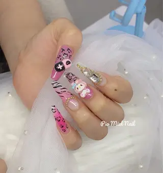 ネイル HANA 長さだしのネイルデザイン