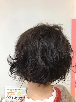 ショート カラー パーマ 横田 尚登のヘアスタイル