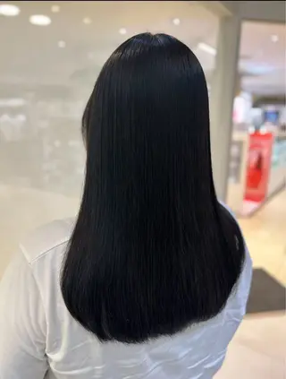 セミロング パーマ 縮毛矯正/髪質改善/ 艶髪ササキナツミのヘアスタイル